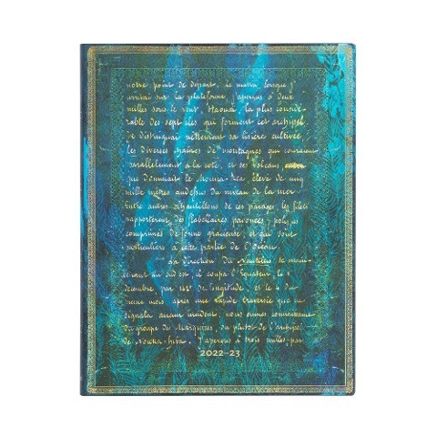 Paperblanks 18-Monatskalender Flexi 2023 Verne, 20.000 Meilen Ultra Vertikal. 01. Juli 2022 bis 31. Dezember 2023