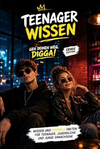 Teenagerwissen - geh deinen Weg, digga! - Wissen, skurrile Fakten und Gedanken für Teenager, Jugendliche und junge Erwachsene: Unnützes Wissen, ... Jungen & Mädchen | Geschenk Geburtstag