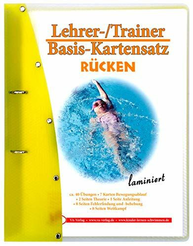 Rücken, A4, laminiert: Arbeitskarten für den Schwimmunterricht (Lehrer-/Trainer-Kartensatz laminiert: Arbeitskarten für den Schwimmunterricht)