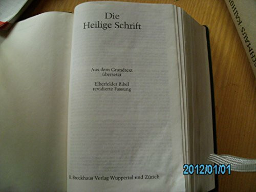 Elberfelder Bibel. Revidierte Ausgabe: Taschenausgabe