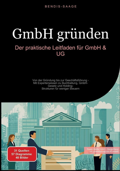 GmbH gründen: Der praktische Leitfaden für GmbH & UG: Von der Gründung bis zur Geschäftsführung - Mit Expertenwissen zu Buchhaltung, GmbH-Gesetz und ... für weniger Steuern (Gesellschaftsrecht (DE))