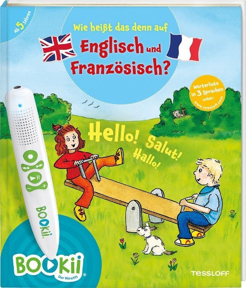 BOOKii Wie heißt das denn auf Englisch und Französisch?