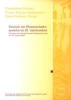 Deutsch als Wissenschaftssprache im 20. Jahrhundert
