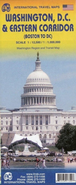 Washington DC 1 : 12 500 / Eastern Corridor 1 : 1 000 000