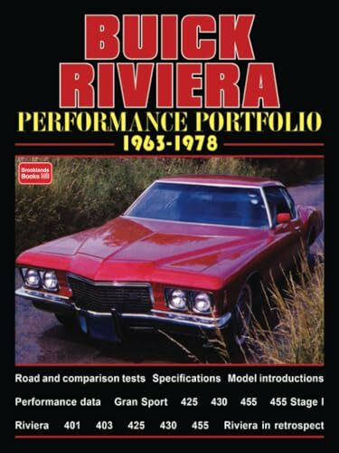 Buick Riviera Performance Portfolio 1963-1978: Road Test Book: A Collection of Articles Including Road Tests, Driving Impressions and Model Introductions