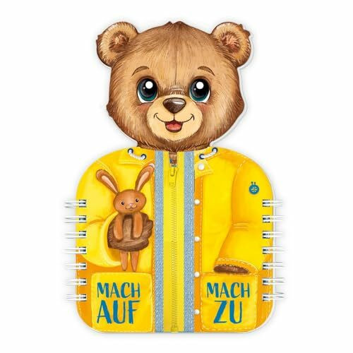 TRÖTSCH - Mach auf mach zu | Spielbuch mit Verschlüssen | Bilderbuch Pappenbuch: Fühl- und Spielbuch Beschäftigungsbuch Kinderbuch Aufmachen Zumachen | Ab 3 Jahren