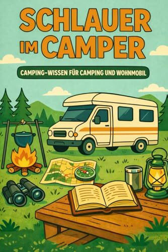 Schlauer im Camper Camping-Wissen für Camping und Wohnmobil: Wissen, Erfahrungen und Hintergründe für Camper, Wohnmobil, Vanlife und Camping-Alltag - Happy Camper Edition - Geschenk für Camper