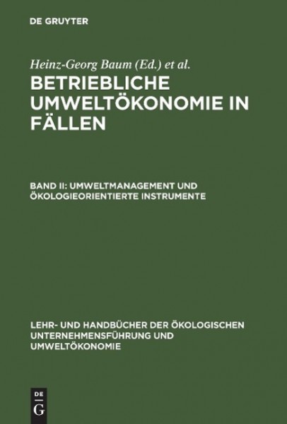 Betriebliche Umweltökonomie in Fällen 2