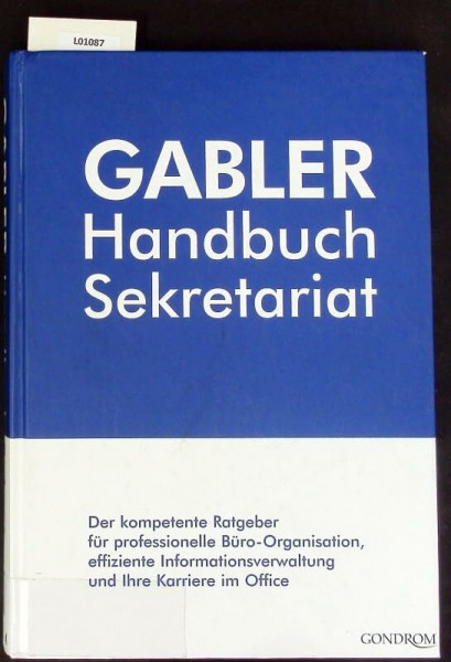 Gabler Handbuch Sekretariat