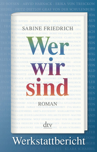 Wer wir sind. Werkstattbericht: Der Roman über den deutschen Widerstand