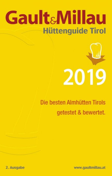 Gault&Millau Hüttenguide Tirol 2019