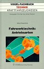 Fahrwerktechnik, Antriebsarten