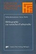 Bibliographie zur russischen Fachsprache