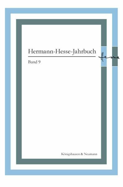 Hermann-Hesse-Jahrbuch, Band 9