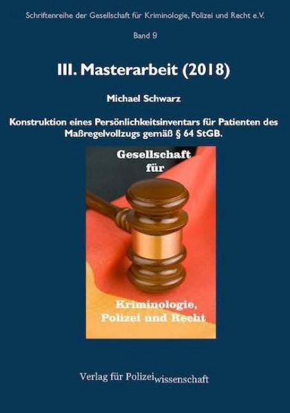 Konstruktion eines Persönlichkeitsinventars für Patienten des Maßregelvollzugs gemäß § 64 StGB