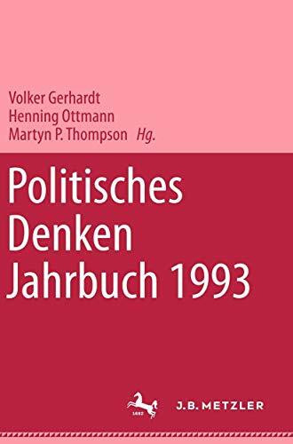 Politisches Denken, Jahrbuch, 1993: Beitr. z. Tl. in engl. Sprache.