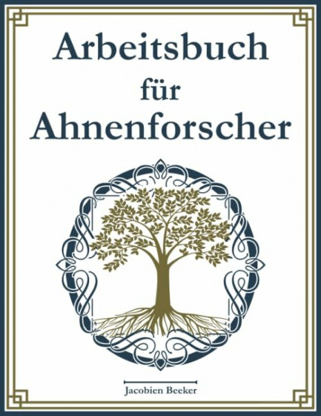 Arbeitsbuch für Ahnenforscher: 127 Datenblätter für Vorfahren, Namensindex, Ahnentafel für 7 Generationen, Rechercheprotokoll, To-do-Liste und viel Platz für Notizen.