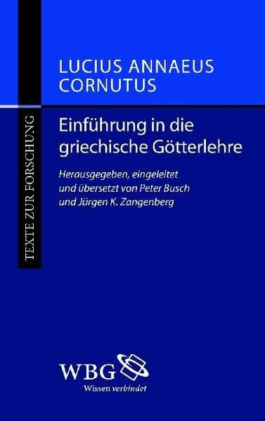 Einführung in die griechische Götterlehre: Text altgriechisch (Texte zur Forschung)