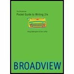 The Broadview Pocket Guide to Writing