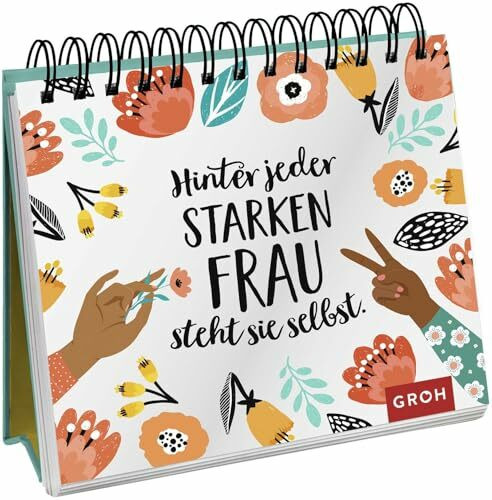 Hinter jeder starken Frau steht sie selbst: Aufsteller mit inspirierenden Zitaten starker Frauen. Das perfekte Geschenk für die beste Freundin, Mutter, Schwester oder Kollegin