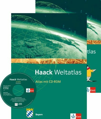 Haack Weltatlas. Ausgabe Bayern Sekundarstufe I: Atlas mit CD-ROM und Arbeitsheft Kartenlesen Klasse 5-10