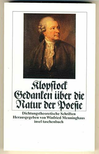 Gedanken über die Natur der Poesie