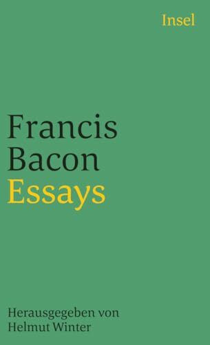 Essays: In der überarbeiteten Fassung der Übertragung von Paul Melchers. Herausgegeben und mit einem Nachwort versehen von Helmut Winter (insel taschenbuch)