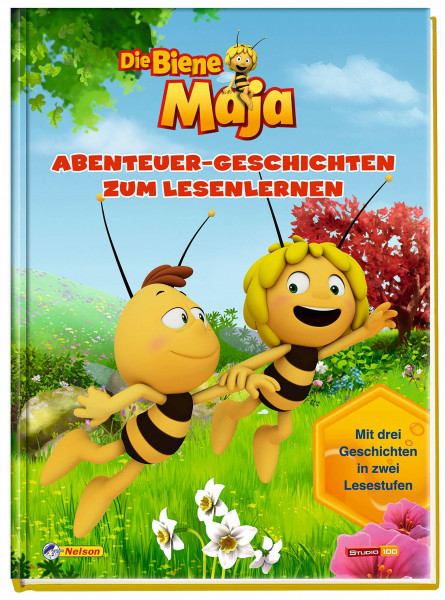 Biene Maja: Abenteuer-Geschichten zum Lesenlernen: Mit drei Geschichten in zwei Lesestufen (Die Biene Maja)