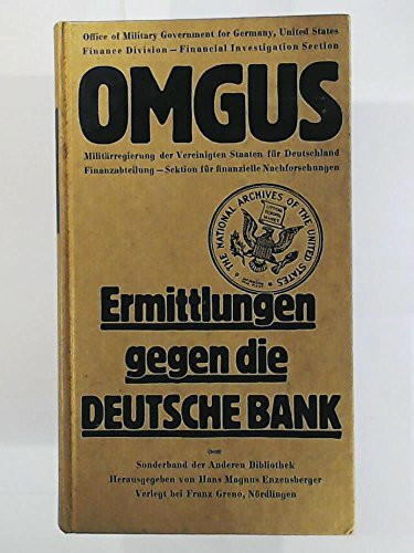 Ermittlungen gegen die Deutsche Bank - 1946/1947