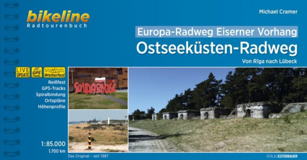 Europa-Radweg Eiserner Vorhang Ostseeküsten-Radweg 1 : 85 000