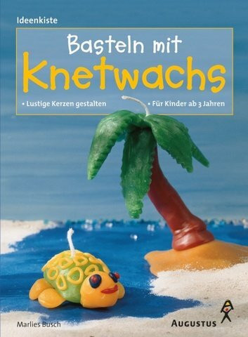 Basteln mit Knetwachs. Lustige Kerzen gestalten. Für Kinder ab 3 Jahren