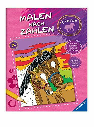 Malen nach Zahlen: Pferde: Für alle Buntstift-Sets mit 12 Farben. Perfekter Malspaß mit Erfolgsgarantie