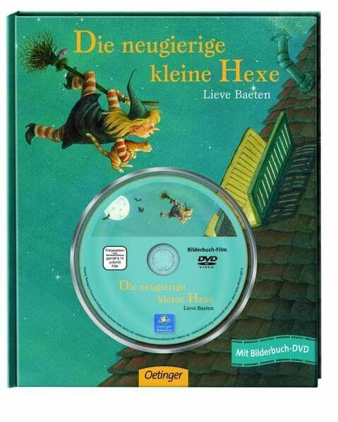 Die neugierige kleine Hexe: Bilderbuch mit DVD