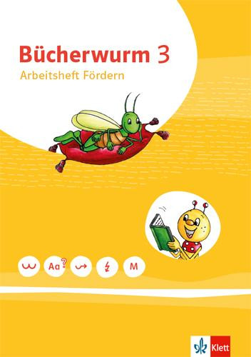 Bücherwurm Sprachbuch 3. Arbeitsheft Fördern und Inklusion Klasse 3