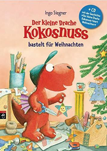 Der kleine Drache Kokosnuss bastelt für Weihnachten -: Set mit CD (Weihnachtsbücher, Band 1)