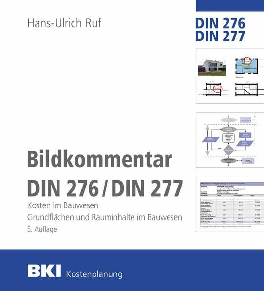 BKI Bildkommentar DIN 276/277: Kosten im Bauwesen. Grundflächen und Rauminhalte im Bauwesen