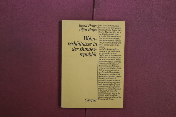Wohnverhältnisse in der Bundesrepublik