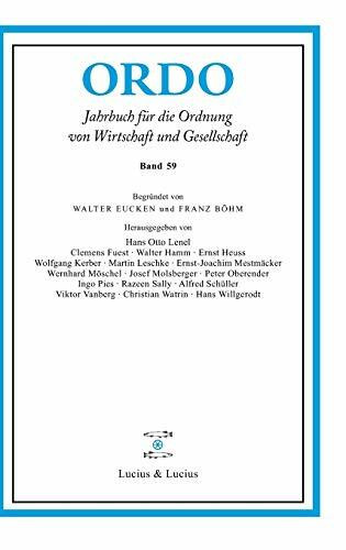 ORDO 59: Jahrbuch für die Ordnung von Wirtschaft und Gesellschaft