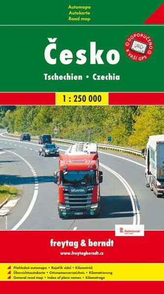 Tschechien (Autokarte 1:250.000, Hardcover)