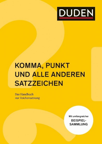 Komma, Punkt und alle anderen Satzzeichen