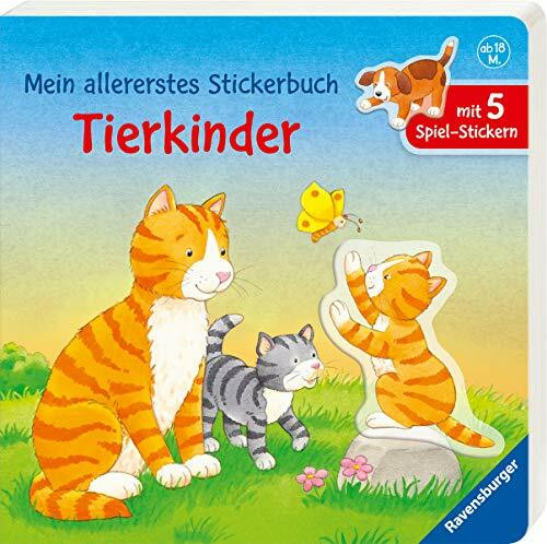 Mein allererstes Stickerbuch: Tierkinder