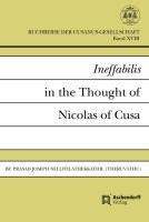 Ineffabilis in the Thought of Nicolas of Cusa