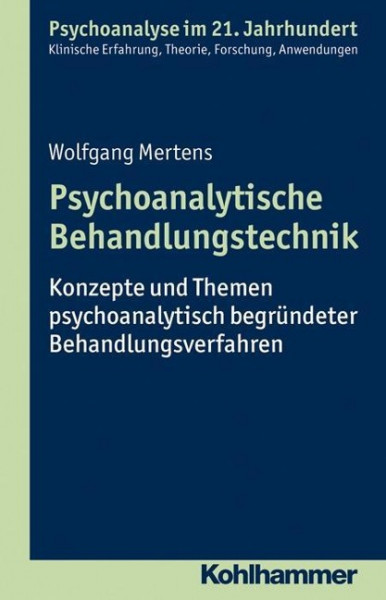 Psychoanalytische Behandlungstechnik