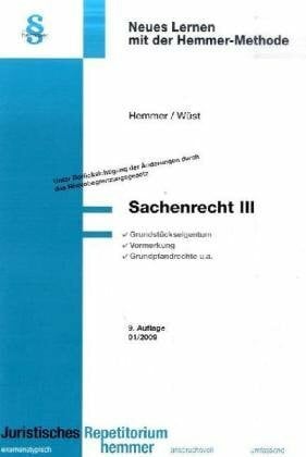 Sachenrecht III (Skripten - Zivilrecht)