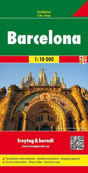 Barcelona 1 : 10 000 Stadtplan