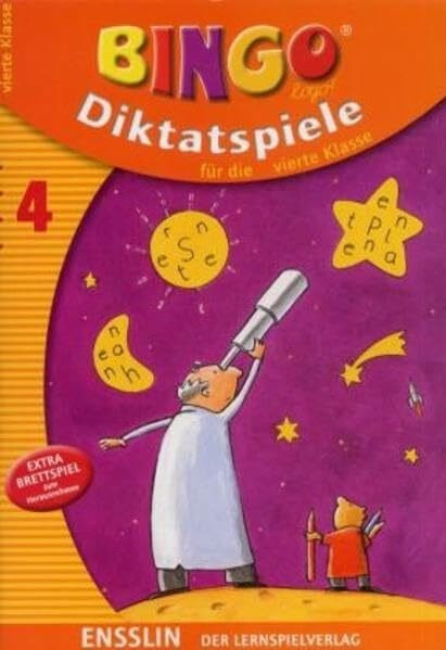 BINGO logo, Diktatspiele, neue Rechtschreibung, Neuausgabe, Bd.4, Für die vierte Klasse: Für die 4. Klasse (BINGO-Lernspielprogramm)