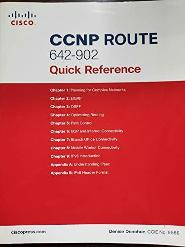 CCNP Route 642-902 Cert Kit: Video, Flash Card, and Quick Reference Preparation Package