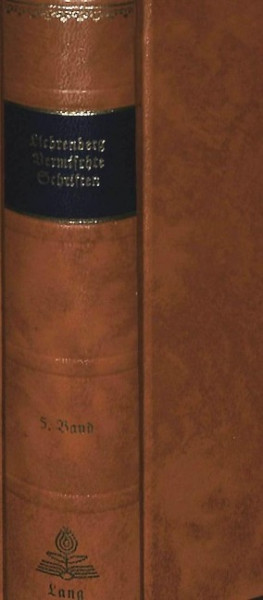 Georg Christoph Lichtenberg's vermischte Schriften