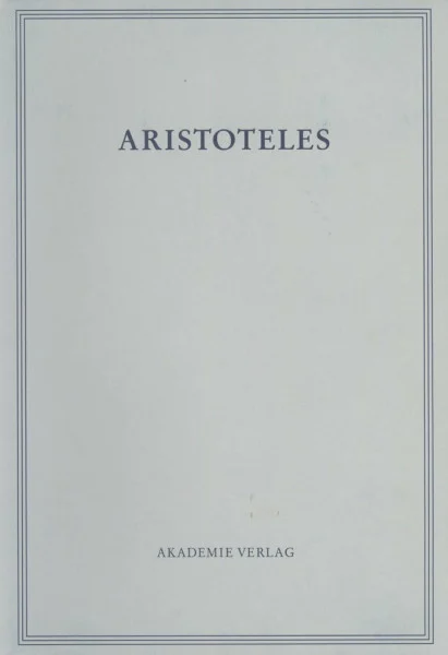Über den Himmel (Aristoteles Werke, BAND 12/III)