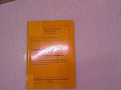 Inflation Accounting in Grossbritannien. Grundlagen des Inflation Accounting und Ergebnisse einer empirischen Untersuchung zur britischen Tageswertrechnung (Current Cost Accounting)